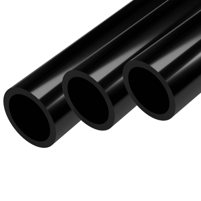 47 Inch PVC Pipe Schedule 40 - 2 Inch Black