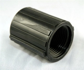 PVC Marlex Coupling TxT Black - 1 Inch