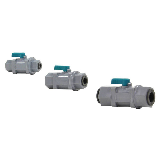 Mur-lok RO Inline Ball Valve Quick Connect - 1/4 Inch