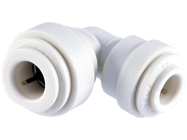 John Guest Reverse Osmosis RO Fitting - PP211208W Reducing Elbow 3/8 Inch x 1/4 Inch