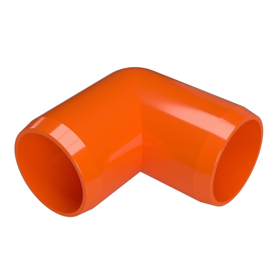 PVC 90 Degree Elbow Schedule 40 - 1 Inch Orange