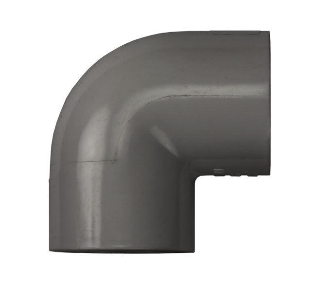 PVC 90 Degree Elbow Schedule 80 - 1 1/4 Inch Grey