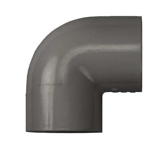 PVC 90 Degree Elbow Schedule 80 -3 Inch Grey