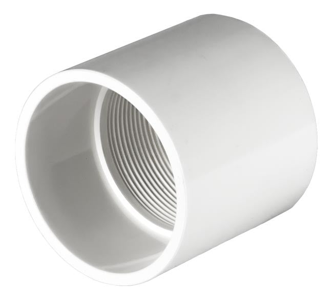 PVC Female Adapter SxT White - 1 Inch