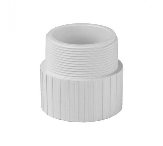PVC Male Adapter Schedule 80 SxT - 3/4 Inch White