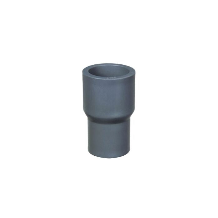PVC Reducer Coupling - Schedule 80 - Grey - Socket x Socket - 1 1/4 Inch x 3/4 Inch