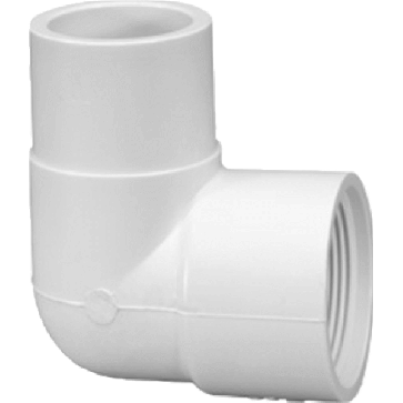 PVC 90 Degree Street Elbow Sp x Fpt - 1 Inch